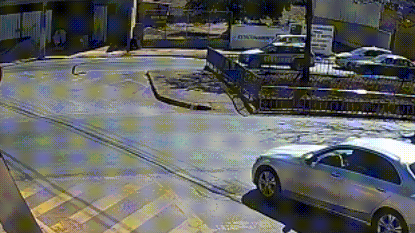 Motociclista sofre crise convulsiva após batida violenta na avenida Fátima Porto; veja